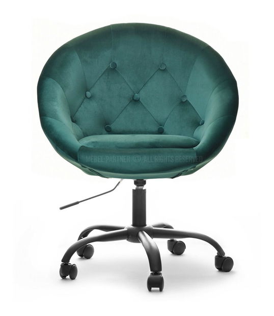 Křeslo Lush 4 (zelená + černá)