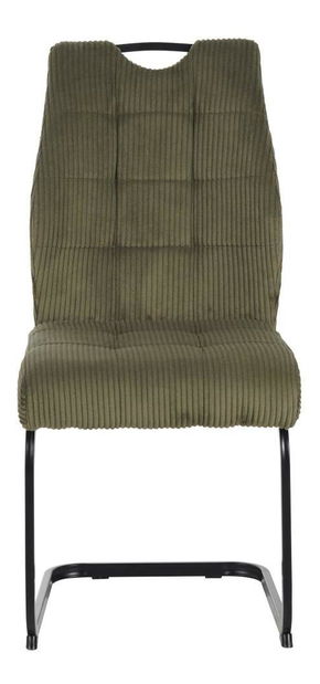 Jídelní židle Kalme (zelená + černá)