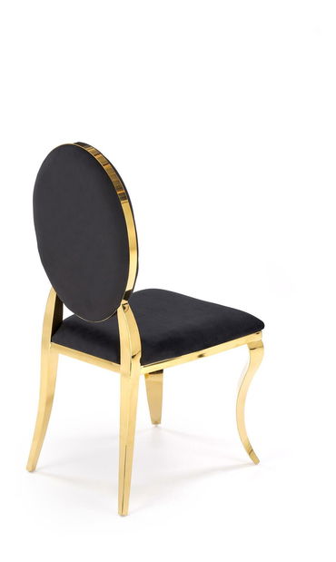 Jídelní židle Regino (černá + zlatá)