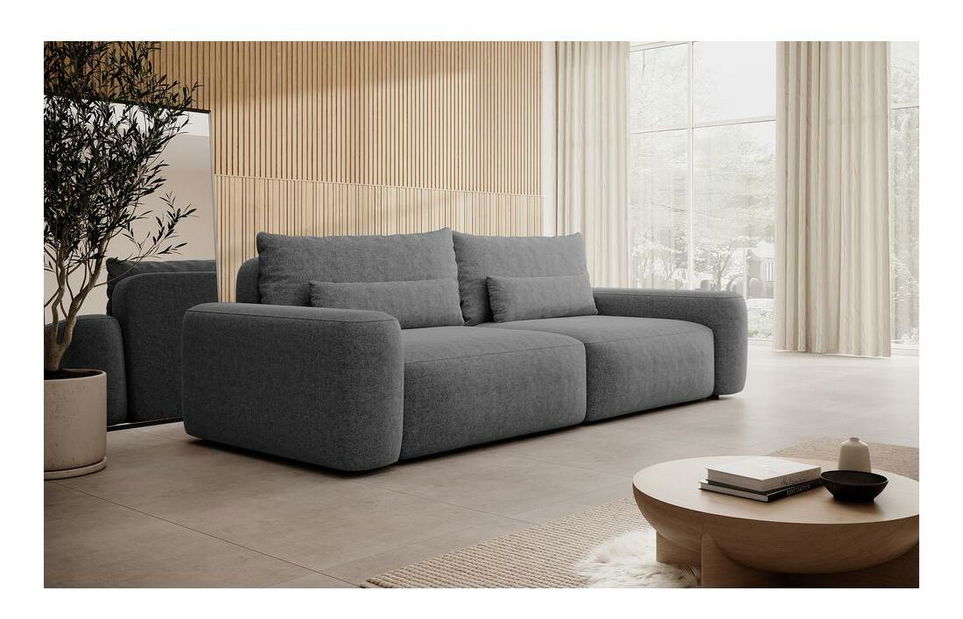 Pohovka trojsedačka Carlito 3 (tmavě šedá)