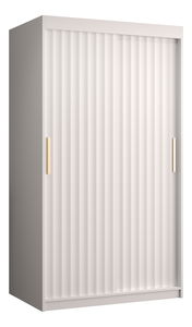 Šatní skříň 100 cm Riana Wa 1 150 (bílá matná + bílá matná)