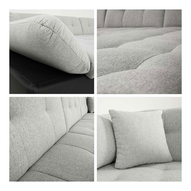 Rohová sedačka Calla (P) U (Soft 017 + Kronos 22 + Kronos 02)