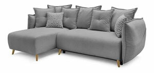 Rohová sedačka Puffyna (šedá) (L)