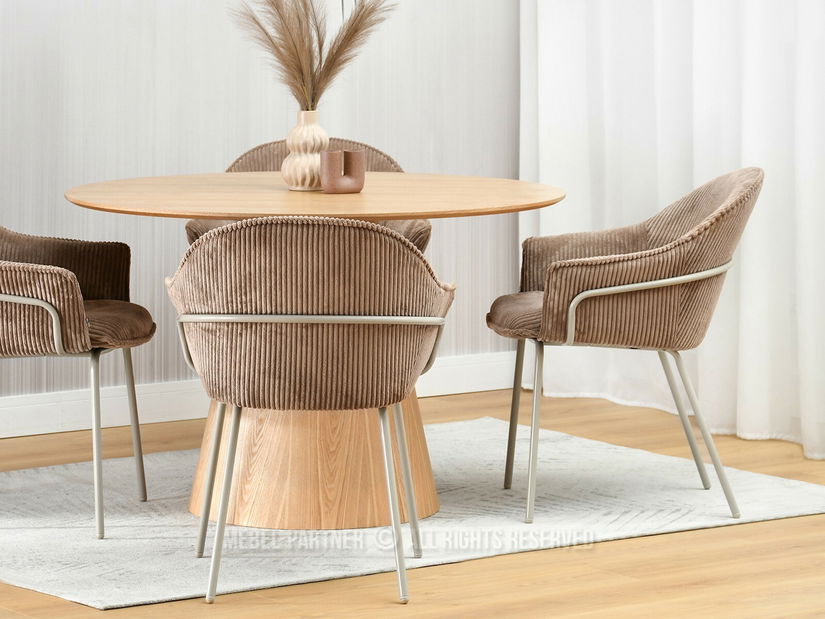 Židle Val (karamel + béžová)