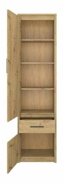 Policová skříň IRON (dub artisan)