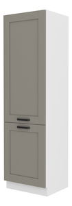 Potravinová kuchyňská skříň Lucid 60 LO 210 2F (claygrey + bílá)
