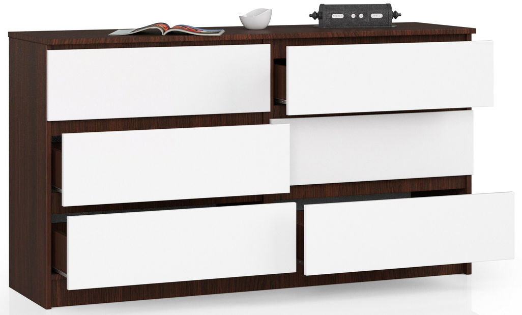 Komoda Keanu (wenge + bílá)