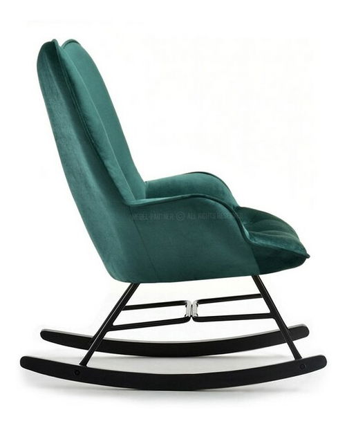 Křeslo Sibyla (zelená + buk černý)