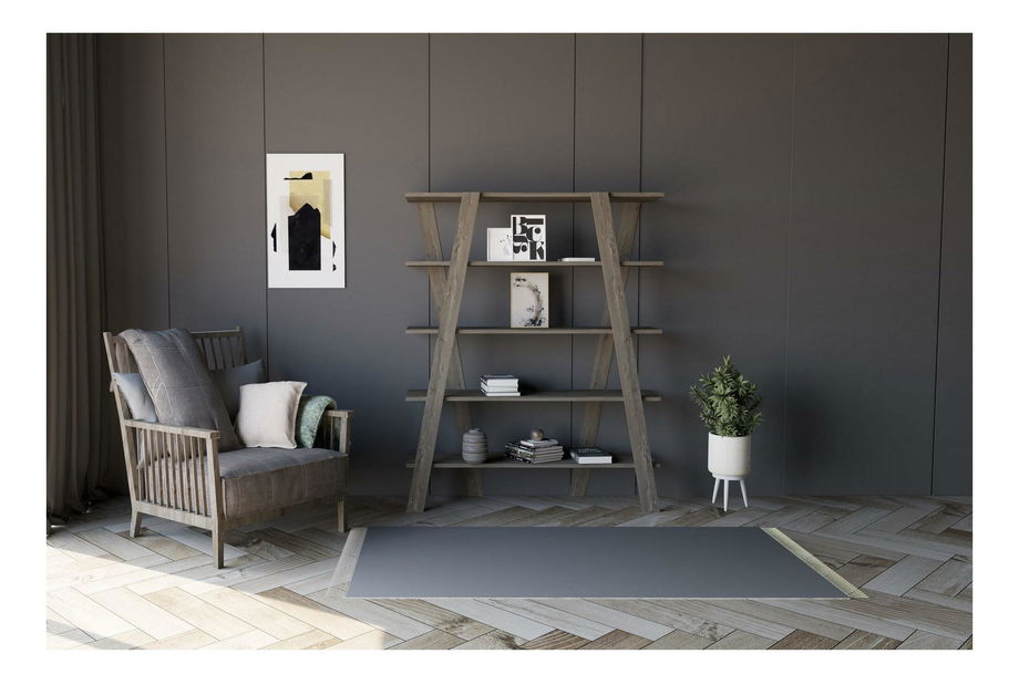 Regál Condeleta (tmavé dřevo)