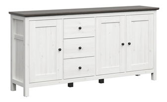 Komoda BRW Hesen KOM3D3S/10/20 (modřín sibiu světlý + borovice larico)