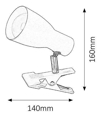Bodové svítidlo Ebony 6026 (bílá)