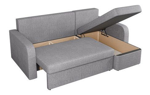 Rohová sedací souprava Ferlu (šedá)