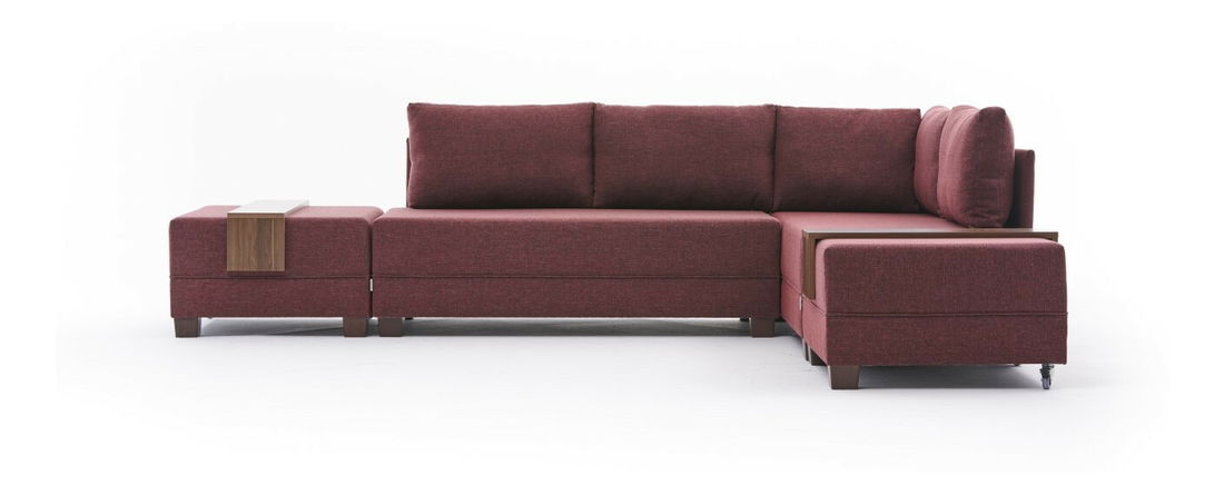 Rohová sedačka Flay 1 (červená) (P)