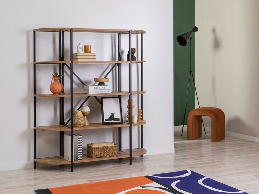 Regál Punale 2 (borovice atlantická + černá)