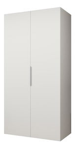 Šatní skříň 100 cm Mirabella 1 (bílá + kašmír)
