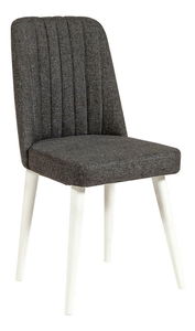 Jídelní židle Vlasta 2 (bílá + antracit)