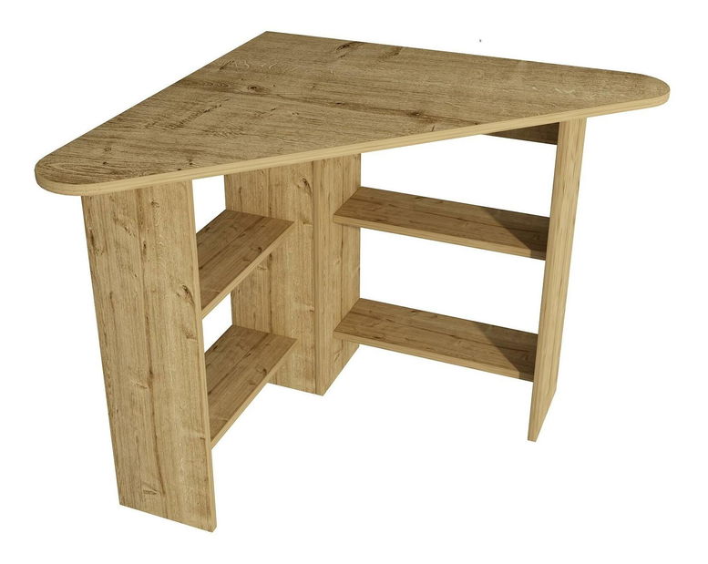 Rohový PC stolek Sabeni 2 (dub safírový)