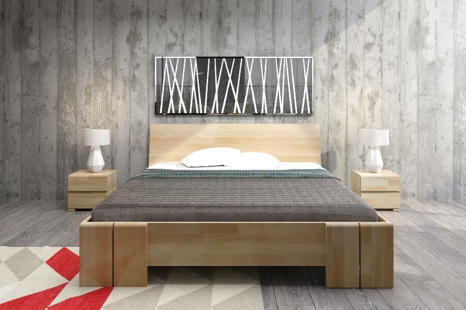 Manželská postel 160 cm Naturlig Galember Maxi Long (buk) (s roštem)