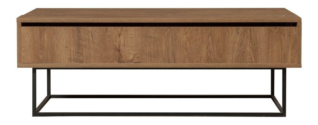 Souprava nábytku do obývacího pokoje Laxi 26 (ořech + černá)