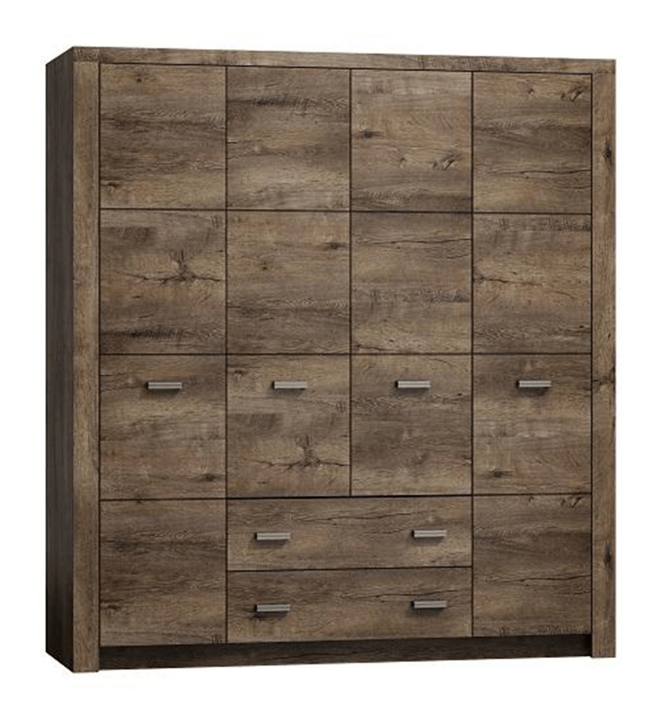 Šatní skříň Inneas (jasan tmavý)