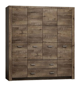 Šatní skříň Inneas (jasan tmavý)