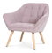 Křeslo Ahondado (starorůžová)