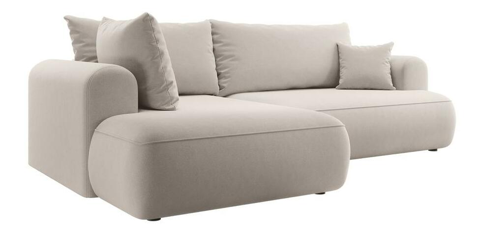 Rohová sedací souprava Olivo II (L) (bílá + černá)