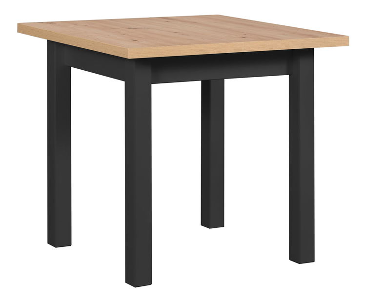 Jídelní stůl Misha 8 (dub wotan + bílá) (pro 4 až 6 osob)