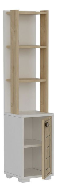 Regál Kovala (bílá + dub safírový)