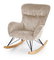 Houpací křeslo Caster (béžová)