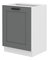 Dolní kuchyňská skříňka Lucid 60 D 1F BB (dustgrey + bílá)