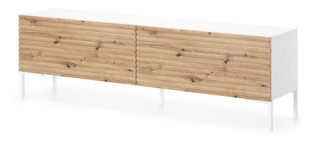 TV skříňka/stolek Lamellito 140 (bílá)