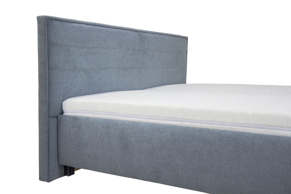 Manželská postel 180 cm Blanář Oliver (šedá) (s rošty)