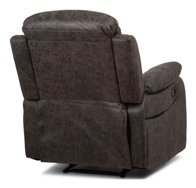 Polohovací křeslo Troquelados (hnědá)