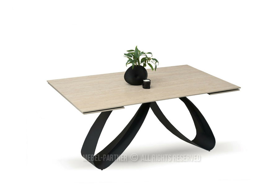 Jídelní stůl Pagina (béžová + černá)