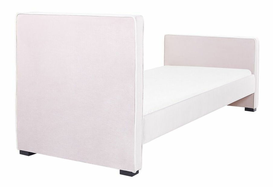 Jednolůžková postel 200 x 90 cm Tully (růžová) (s roštem)