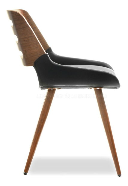 Židle Kian (ořech tmavý + ořech)