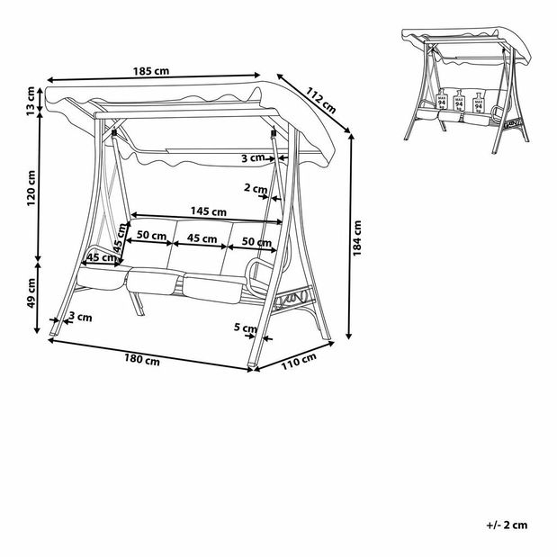 Houpačka Garo (béžová)