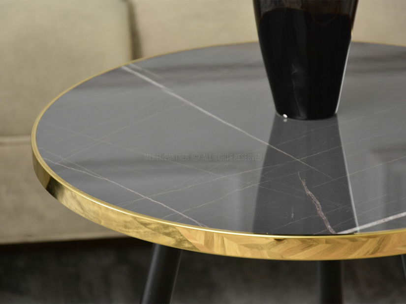 Konferenční stolek Zoya S (grafit + černá)