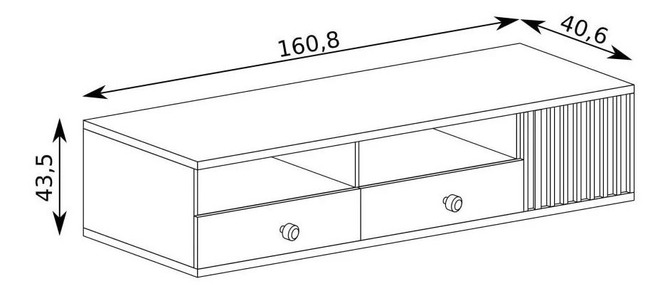 TV stolek/skříňka Claudi 06 (dub artisan)