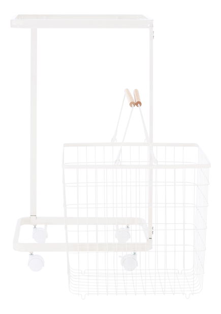 Regál s košíky Dagmar (bílá)