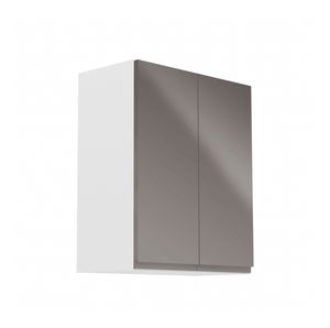Horní kuchyňská skříňka G602F Aurellia (bílá + lesk šedý)