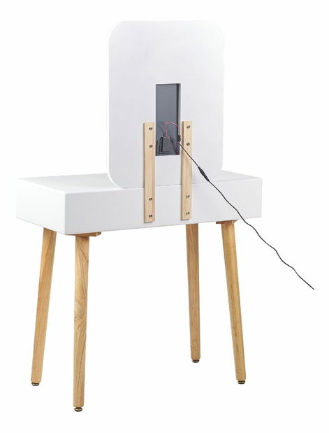 Toaletní stolek Diep (bílá)