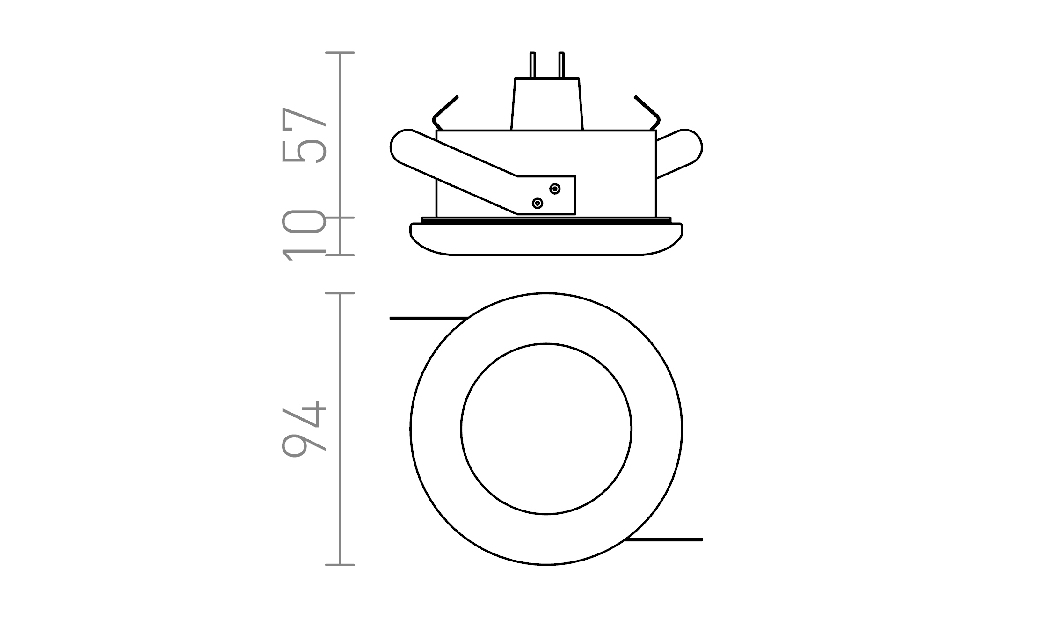 Podhledové svítidlo Acua 12V GU5,3 50W IP44