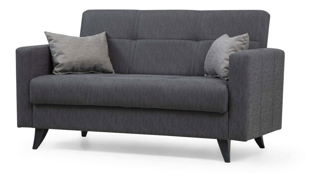 Pohovka dvousedačka Pleione (tmavě šedá)