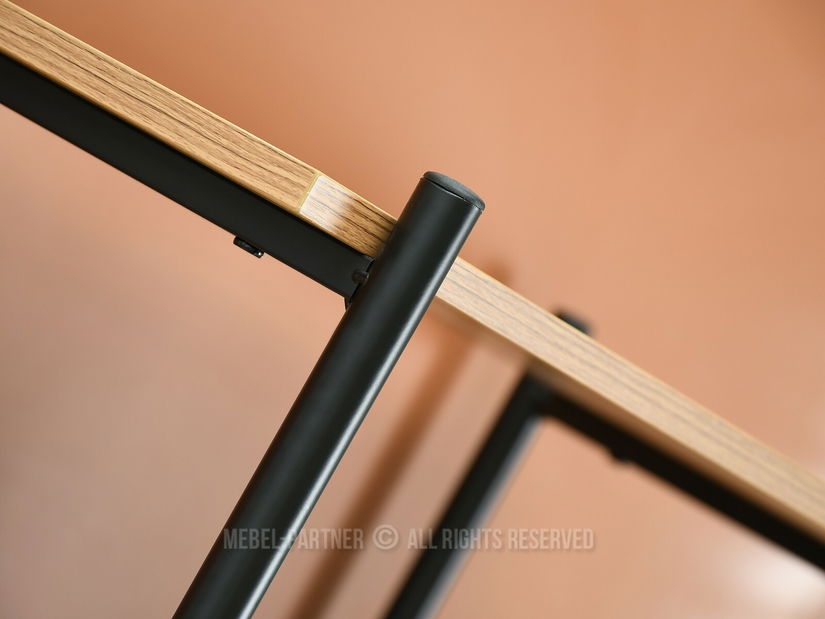 Regál Almasa A2 (dub + černá)