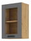 Horní kuchyňská skříňka Lucid 40 GS 72 1F (dub artisan + dustgrey)