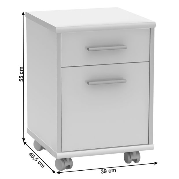 Kancelářský kontejner Hansa 2 NEW 07 (bílá)