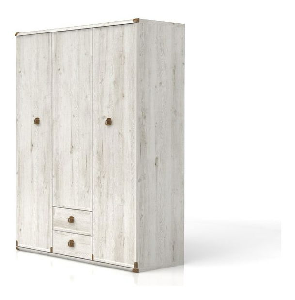 Šatní skříň BRW INDIANA JSZF 3D2S (Borovice Canyon)