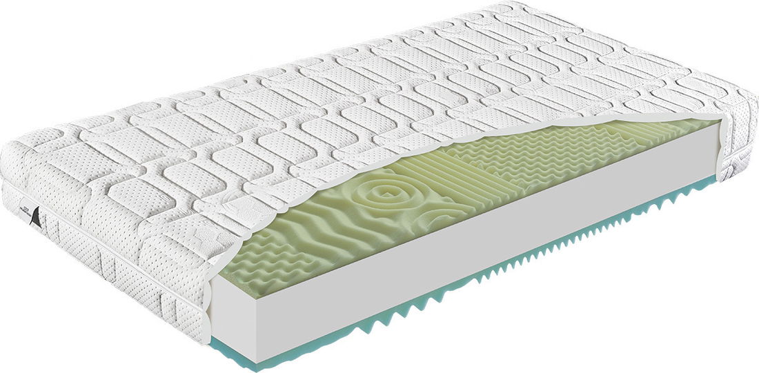 Oboustranná pěnová matrace Moon Dualie 80x200